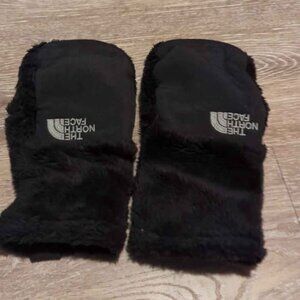 The North Face Girl Denali Thermal Mitt Size Medium TNF Black girls youth